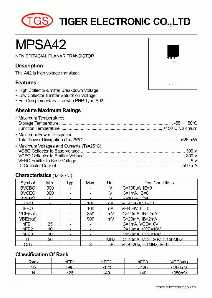 MPSA42_4471891.PDF Datasheet