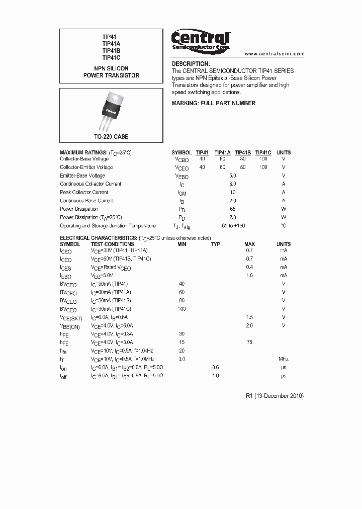 TIP41A_4474046.PDF Datasheet
