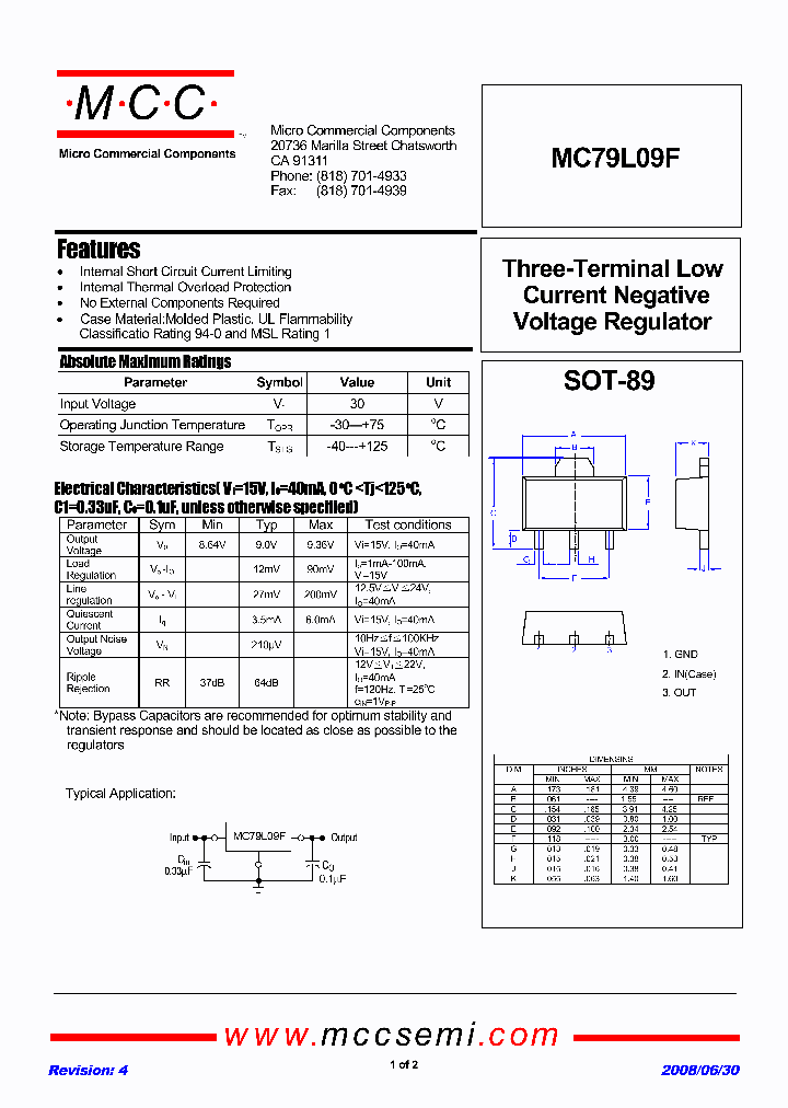MC79L09F-TP_4493214.PDF Datasheet