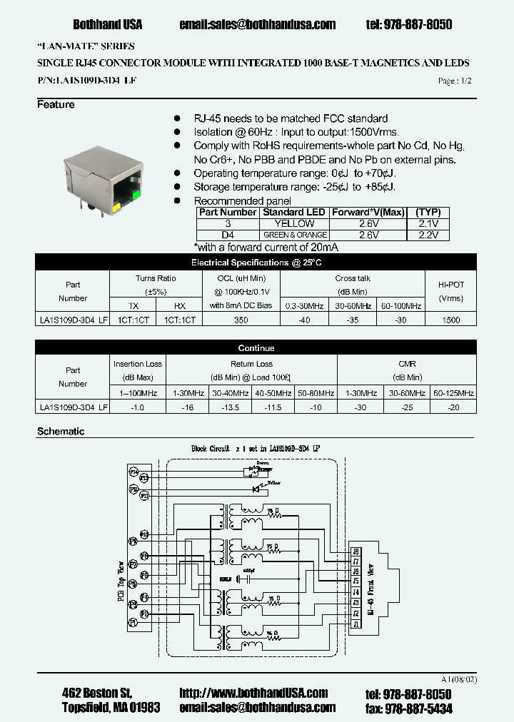 LA1S109D-3D4LF_4496045.PDF Datasheet