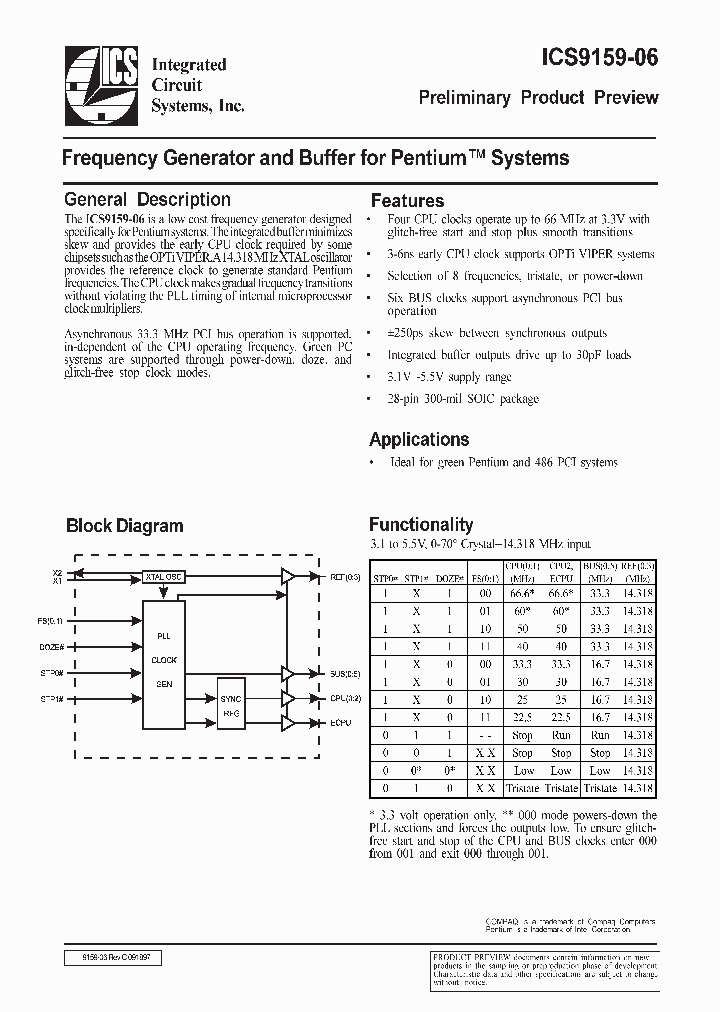 ICS9159M-06_4499019.PDF Datasheet