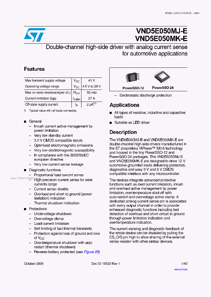 VND5E050MK-E_4505139.PDF Datasheet