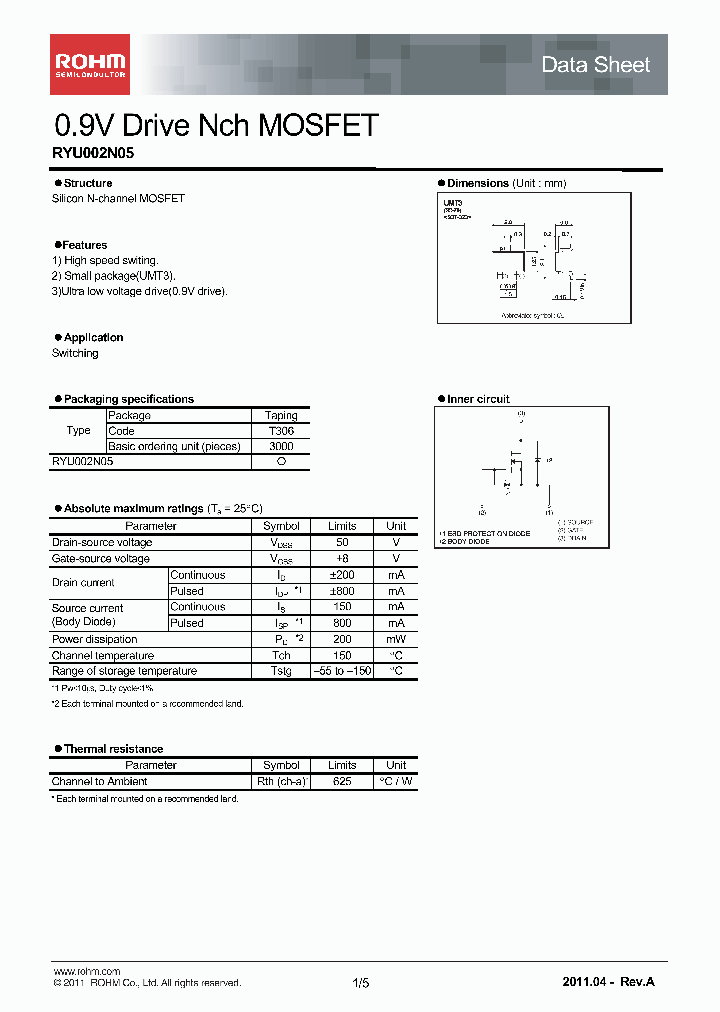 RYU002N05_4506573.PDF Datasheet