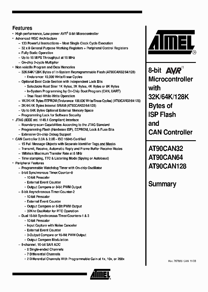 AT90CAN128_4508594.PDF Datasheet
