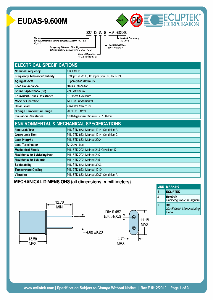 EUDAS-9600M_4521653.PDF Datasheet