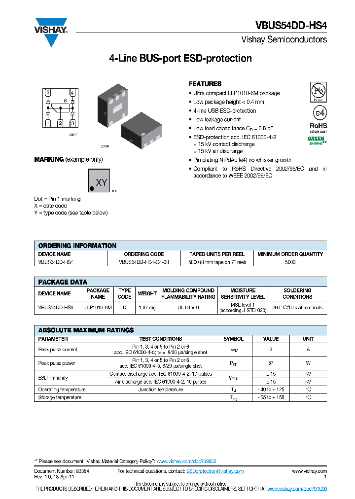 VBUS54DD-HS4_4523341.PDF Datasheet