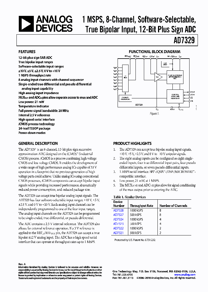 AD7329BRUZ-REEL_4523997.PDF Datasheet