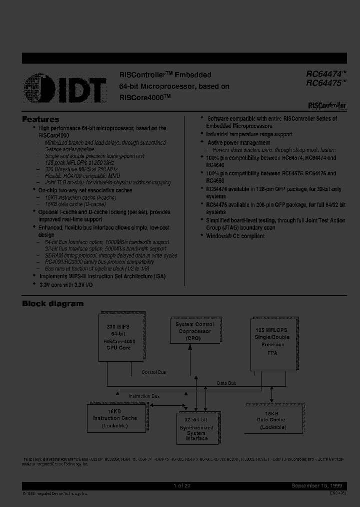 IDT79RC64V475-200DPI_4525766.PDF Datasheet