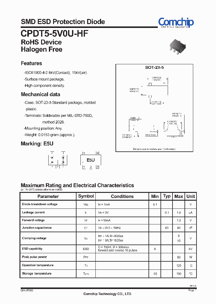 CPDT5-5V0U-HF_4525826.PDF Datasheet