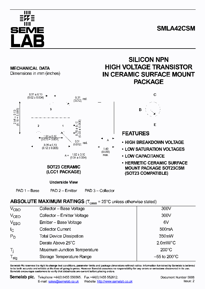 SMLA42CSM04_4531614.PDF Datasheet