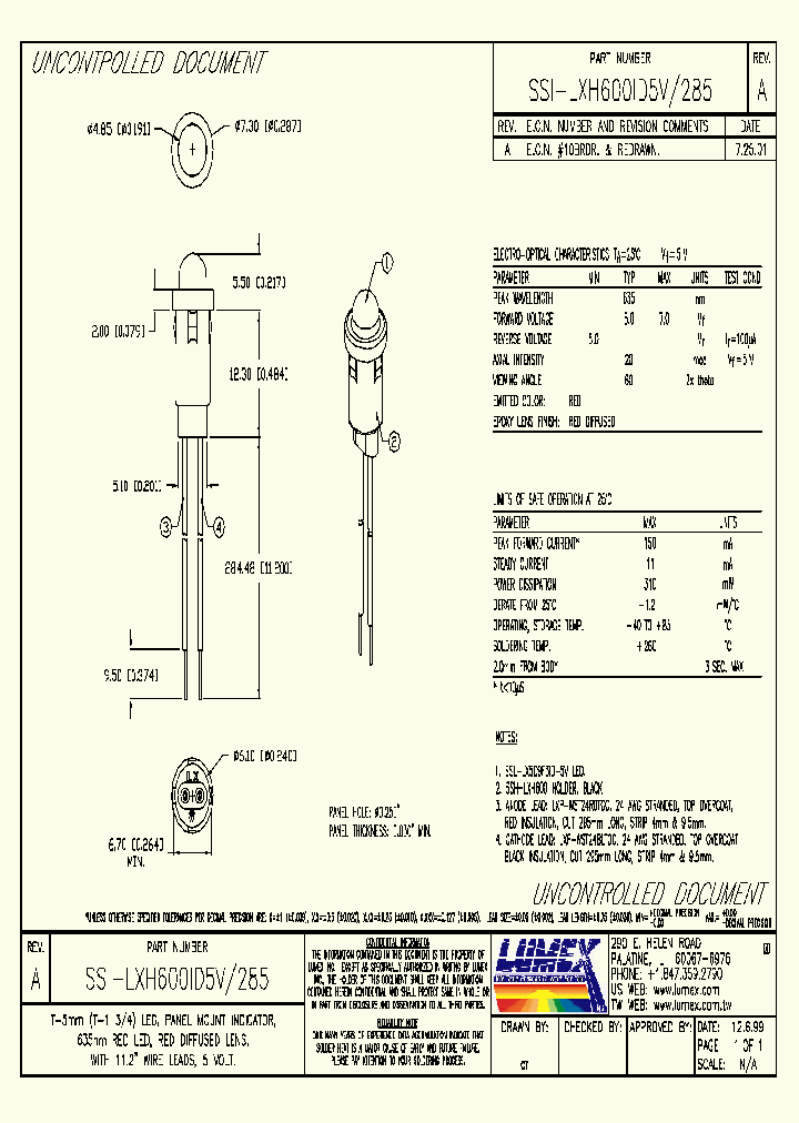 SSI-LXH600ID5V285_4533748.PDF Datasheet