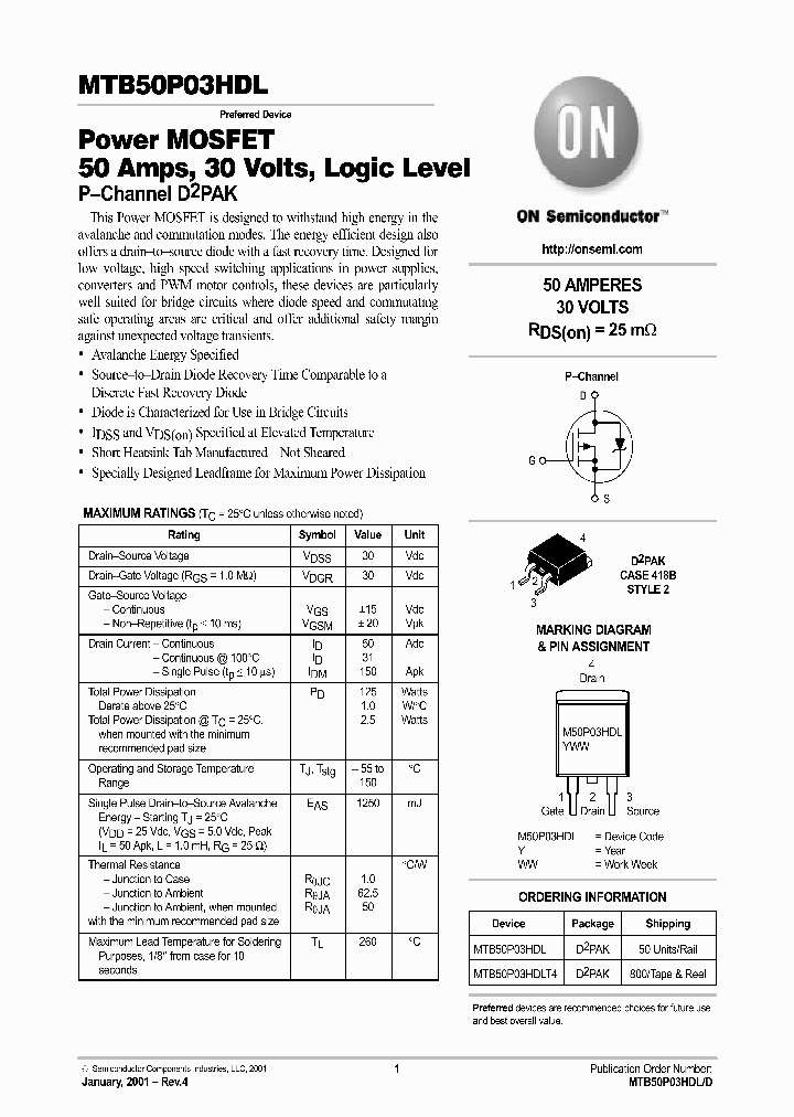 MTB50P03HDL-D_4538704.PDF Datasheet
