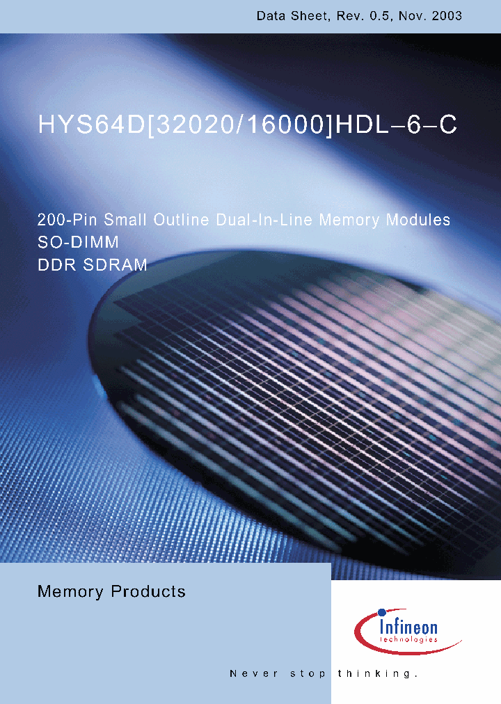 HYS64D16000HDL-6-C_4538713.PDF Datasheet