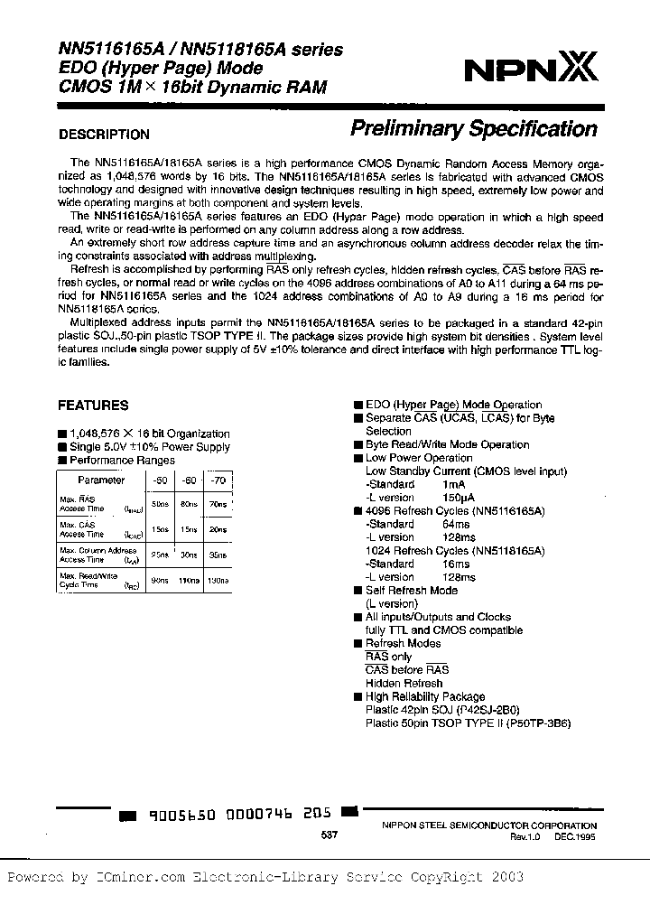 NN5116165ALRR-60_4551010.PDF Datasheet