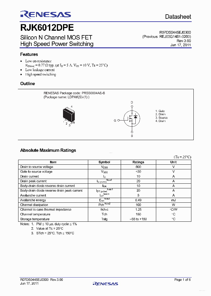 RJK6012DPE_4553333.PDF Datasheet