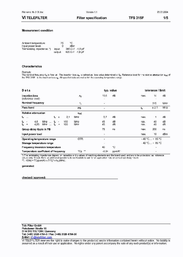 TFS315F_4564368.PDF Datasheet