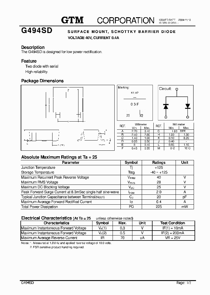 G494SD_4565280.PDF Datasheet