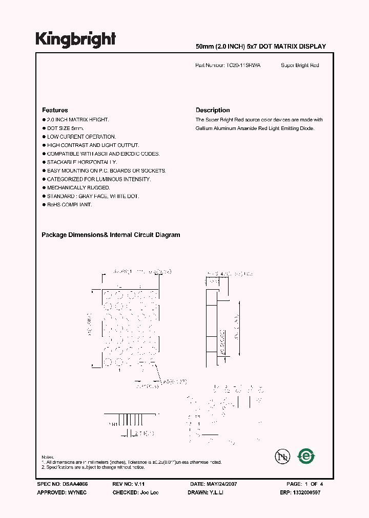 TC20-11SRWA_4566460.PDF Datasheet