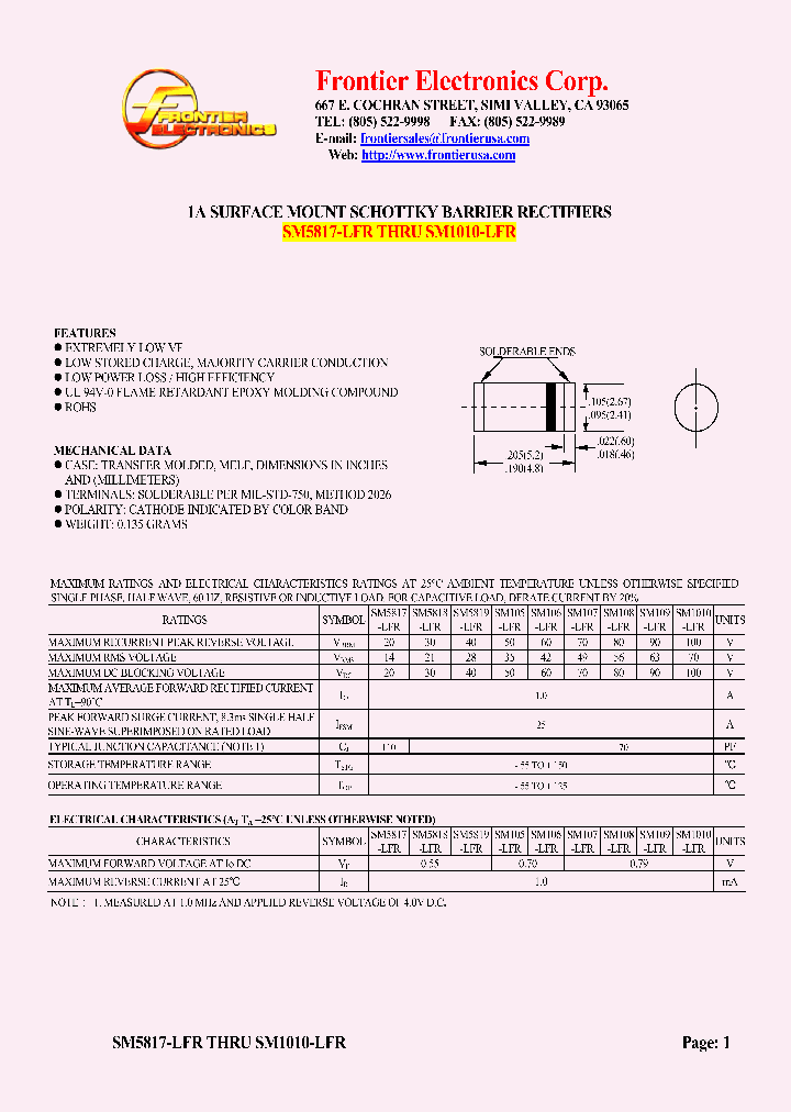 SM1010-LFR_4579471.PDF Datasheet