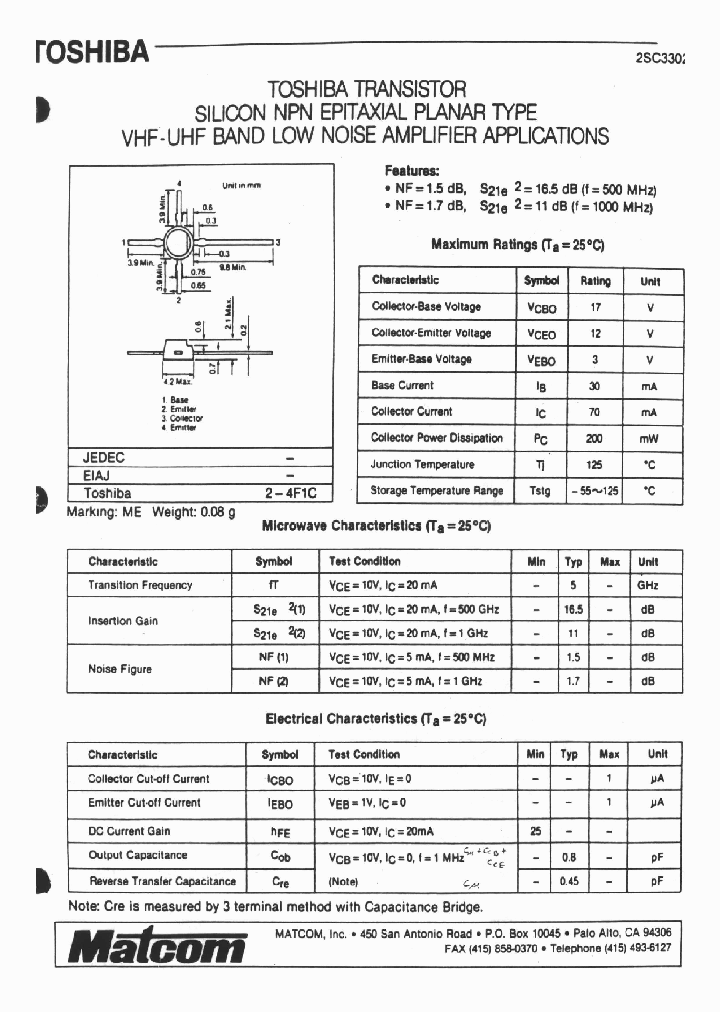 2SC3302_4582292.PDF Datasheet