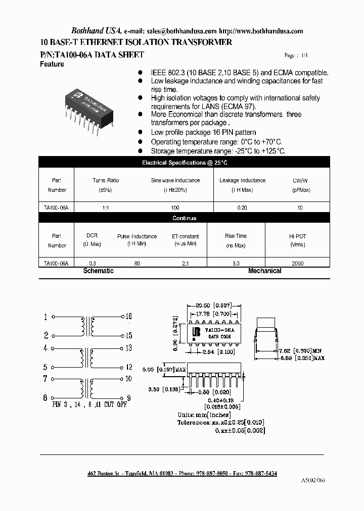 TA100-06A_4585569.PDF Datasheet