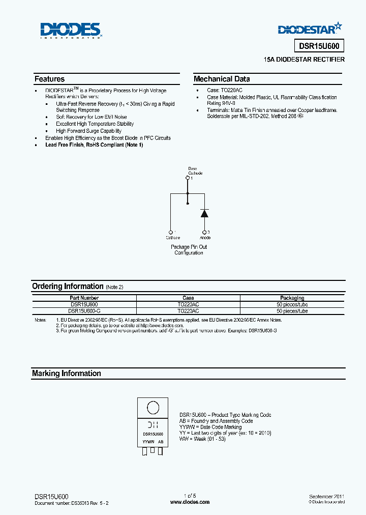 DSR15U600-G_4596952.PDF Datasheet