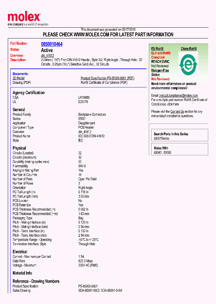 0850010464_4600923.PDF Datasheet