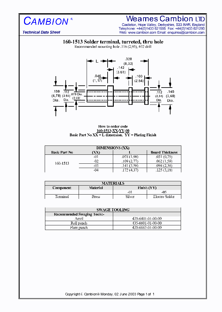 160-1513_4604322.PDF Datasheet