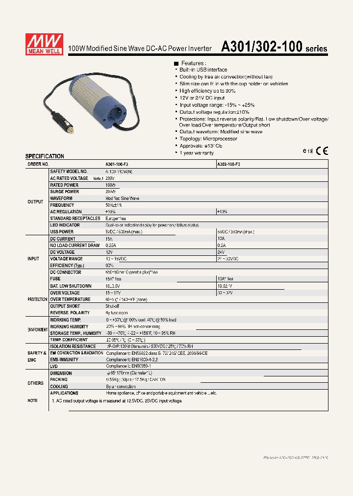 A301-100-F3_4611463.PDF Datasheet
