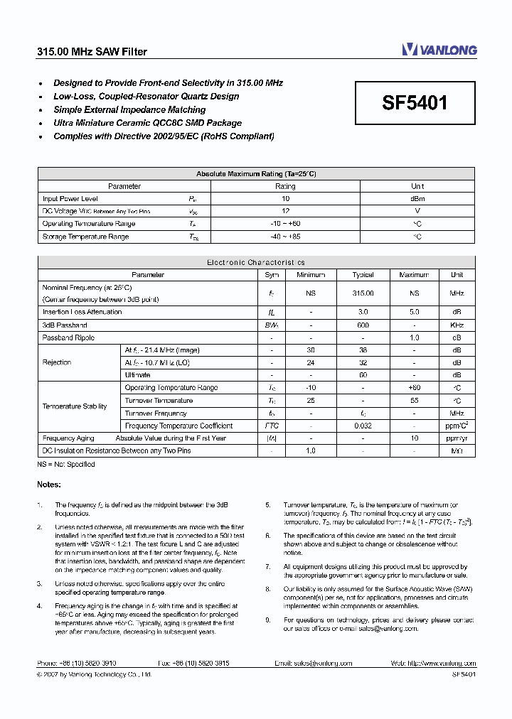 SF5401_4613309.PDF Datasheet