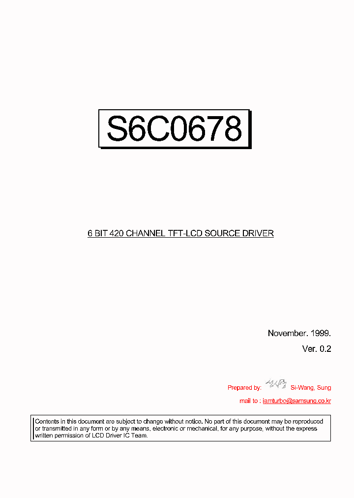 S6C0678_4614907.PDF Datasheet