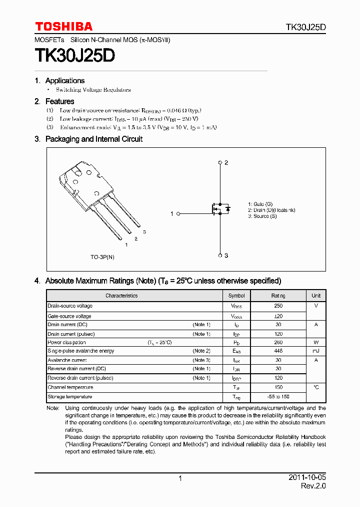 TK30J25D_4616963.PDF Datasheet