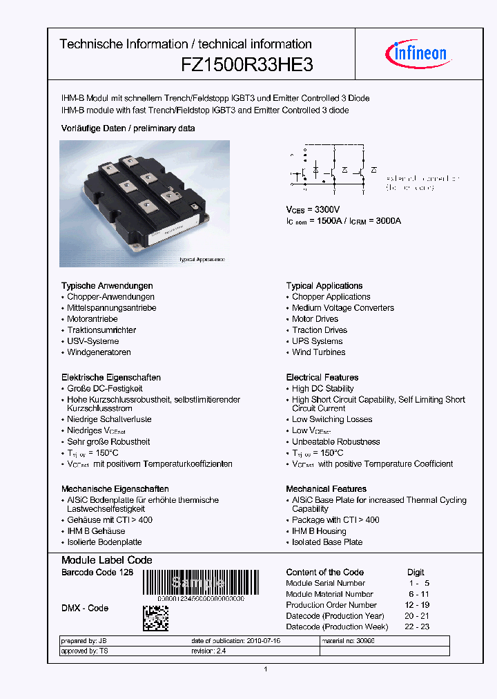 FZ1500R33HE3_4621953.PDF Datasheet