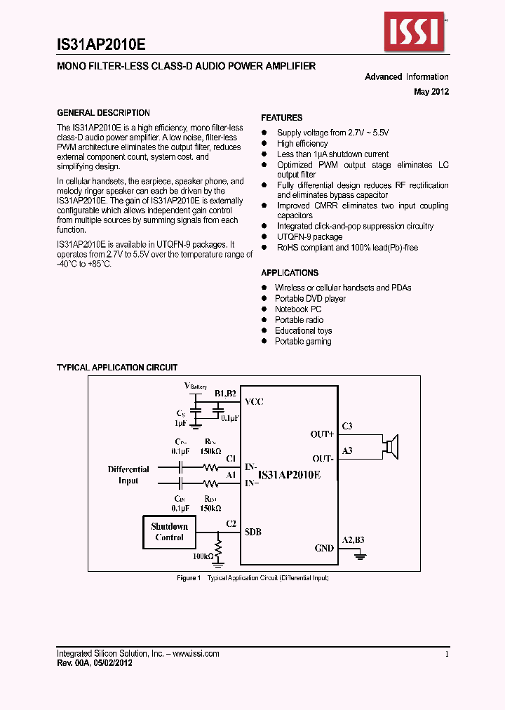 IS31AP2010E_4624249.PDF Datasheet