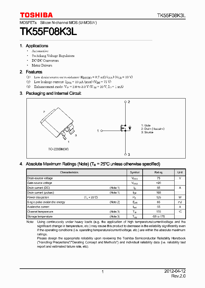 TK55F08K3L_4627679.PDF Datasheet