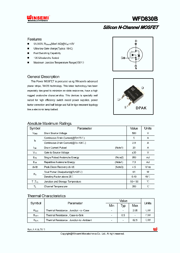 WFD830B_4632217.PDF Datasheet