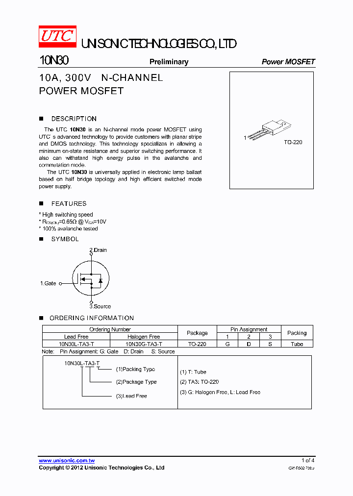 10N30_4634186.PDF Datasheet