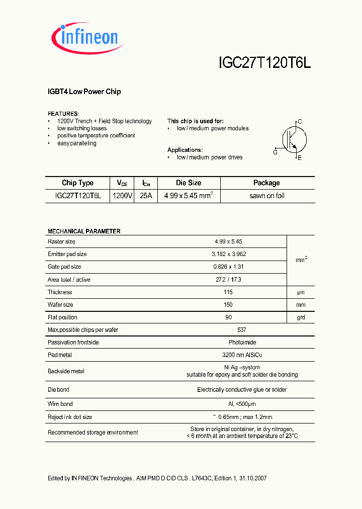 IGC27T120T6L_4635587.PDF Datasheet