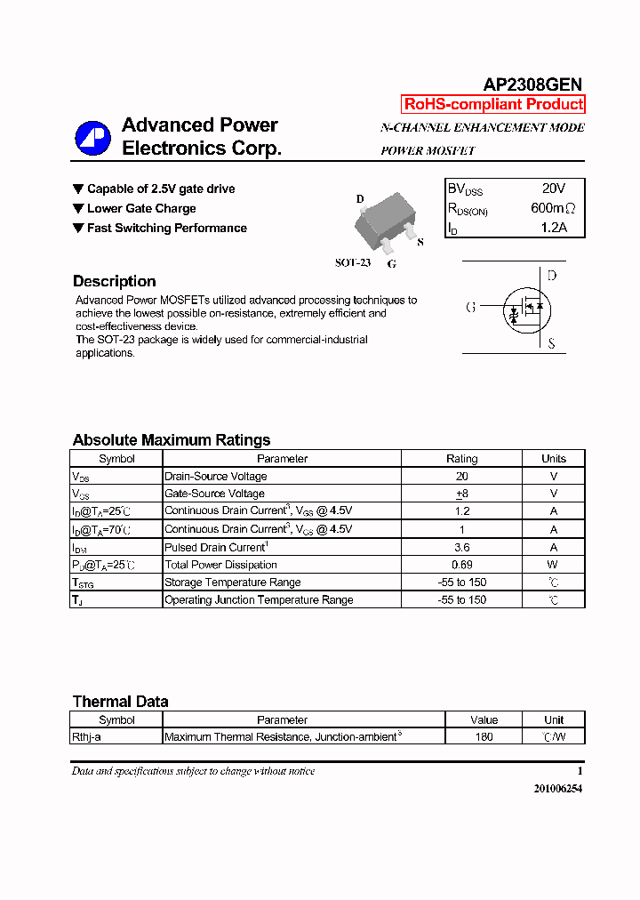 AP2308GEN_4637447.PDF Datasheet