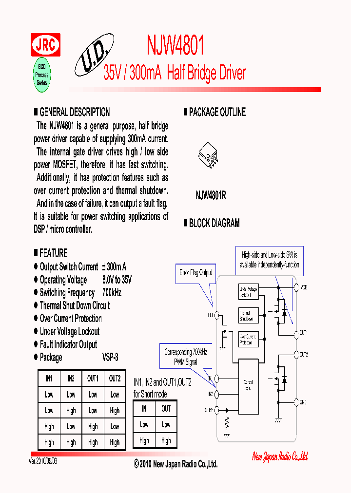 NJW4801_4639460.PDF Datasheet