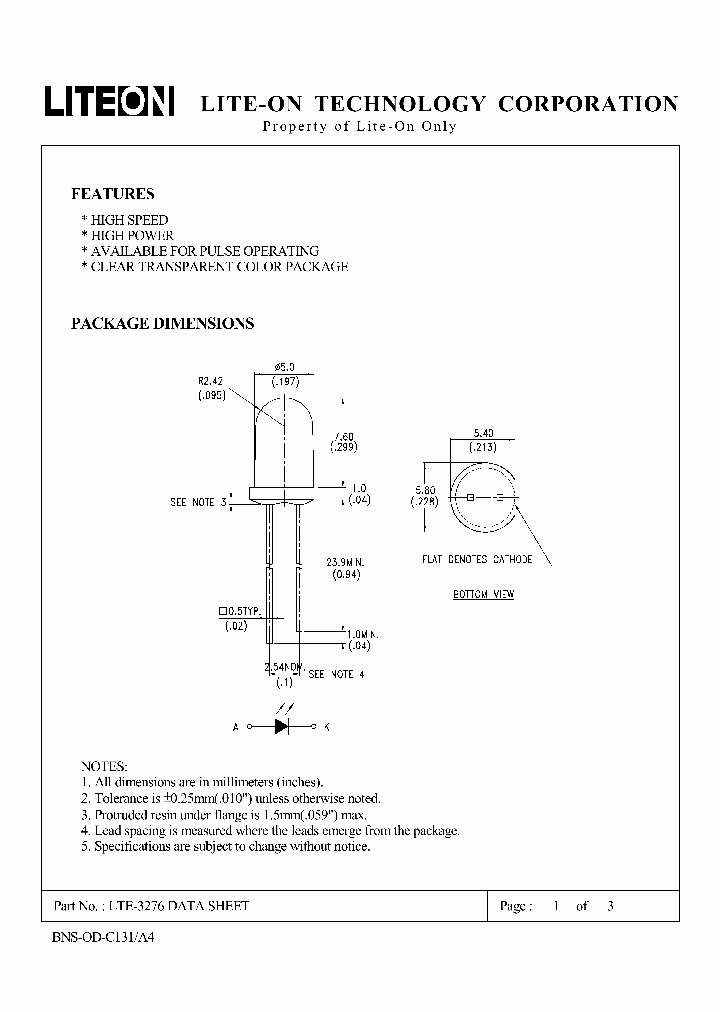 LTE-3276_4648444.PDF Datasheet