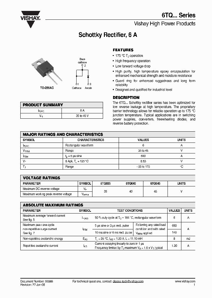 6TQ040_4652905.PDF Datasheet