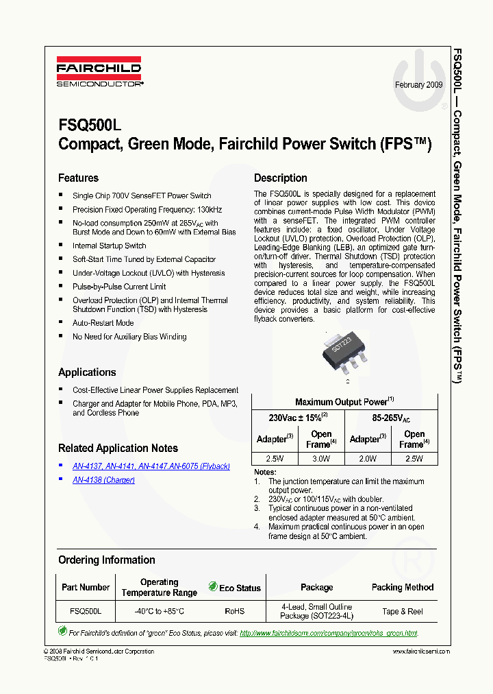 FSQ500L09_4653819.PDF Datasheet