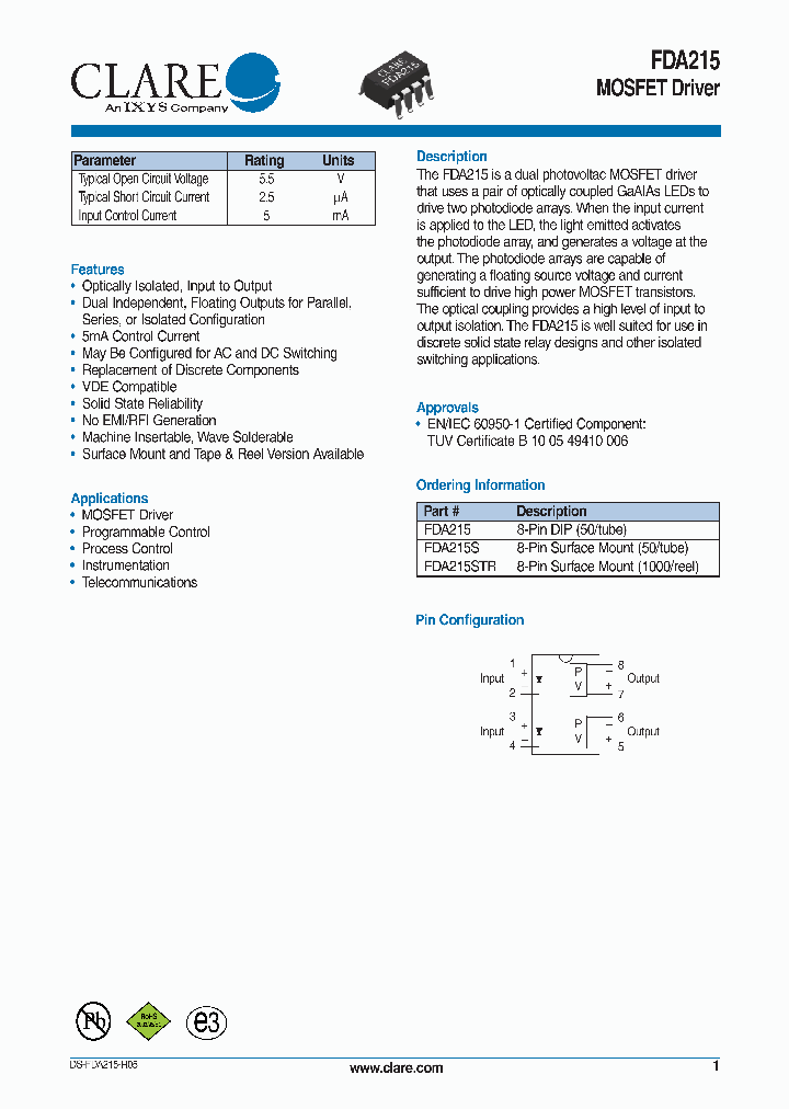 FDA215STR_4654989.PDF Datasheet