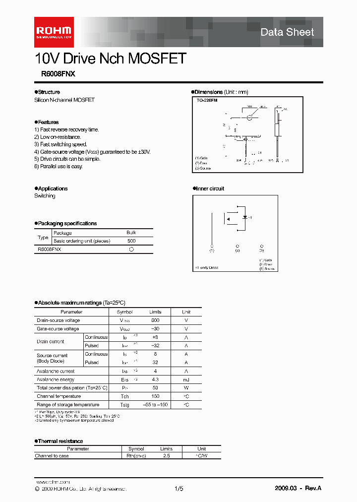 R6008FNX_4660144.PDF Datasheet