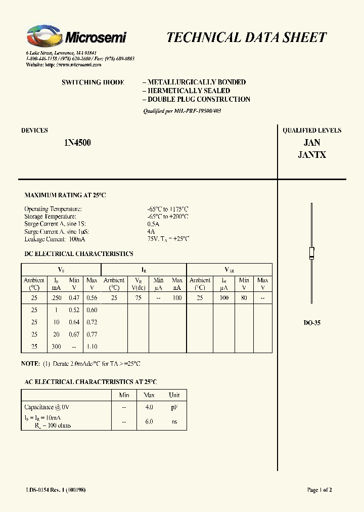 1N450010_4660866.PDF Datasheet