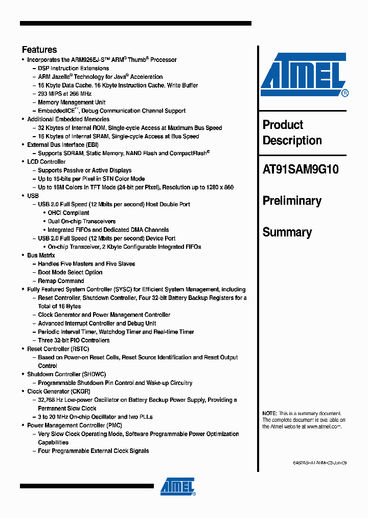 AT91SAM9G10_4664750.PDF Datasheet