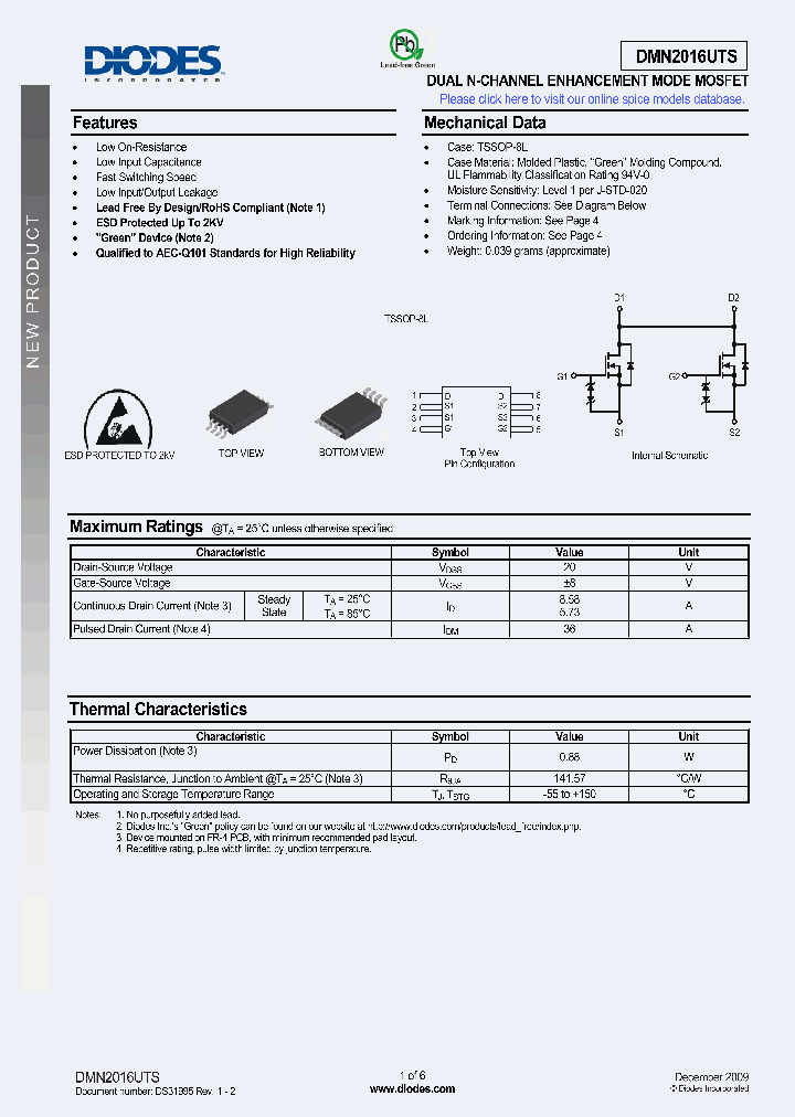 DMN2016UTS_4665660.PDF Datasheet