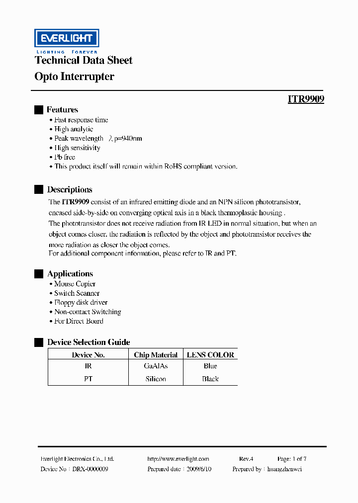 ITR9909_4666028.PDF Datasheet