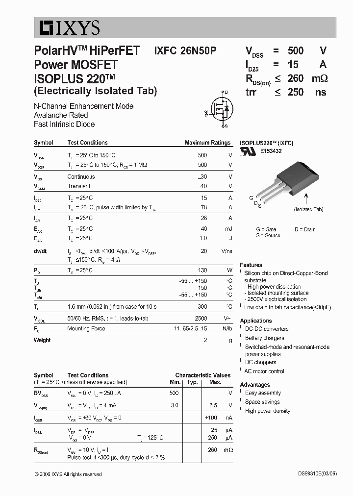 IXFC26N50P_4674225.PDF Datasheet